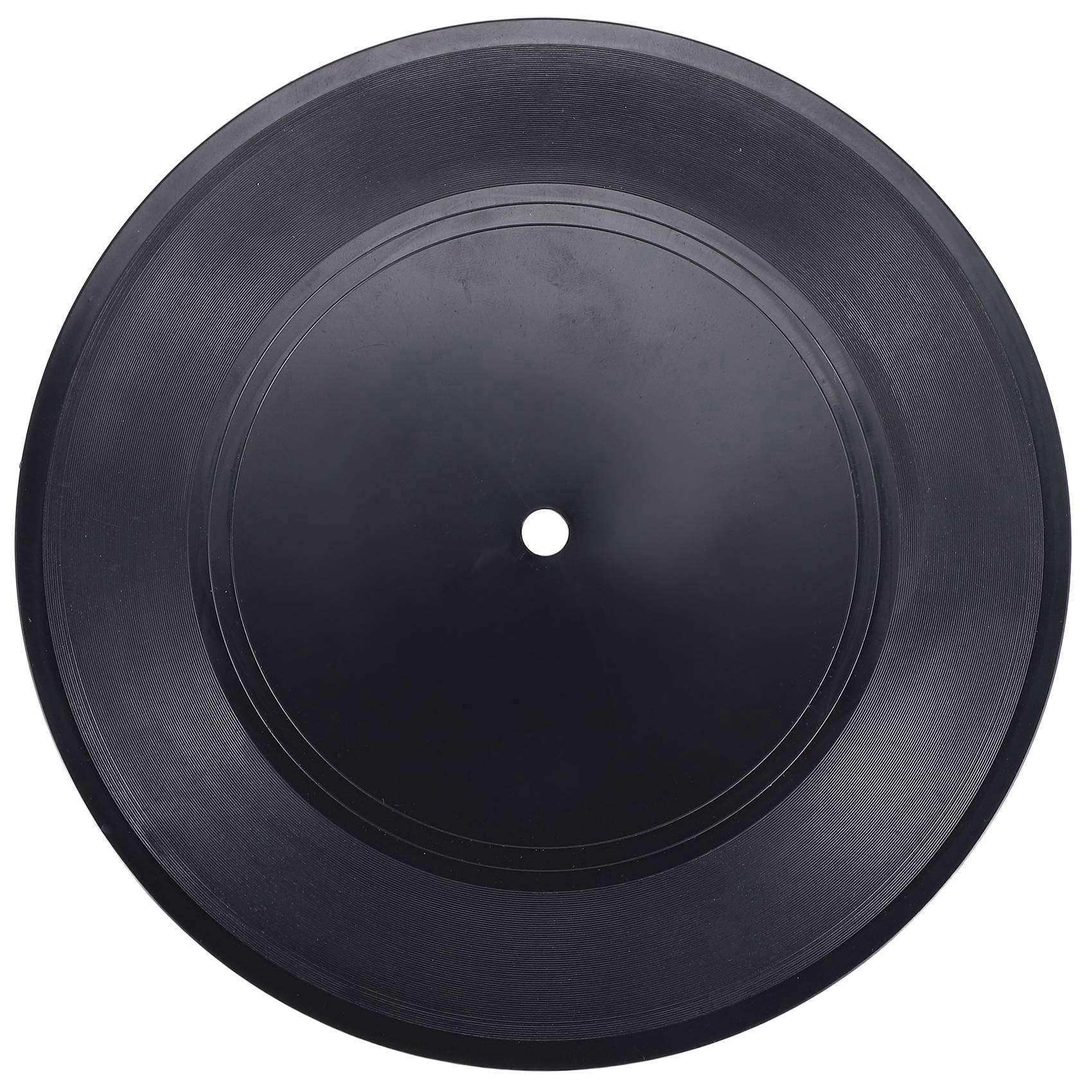 Dischi in vinile vergini 7 pollici CD per decoder camera CD decorazione da parete dischi in vinile decore nero falsi dischi decore (48 pezzi)