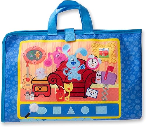 Miniatura 4 de Melissa & Doug Blue's Clues & You! Water Wow! Tapete de actividad (20 x 30 pulgadas) con superficie reutilizable de revelación de agua