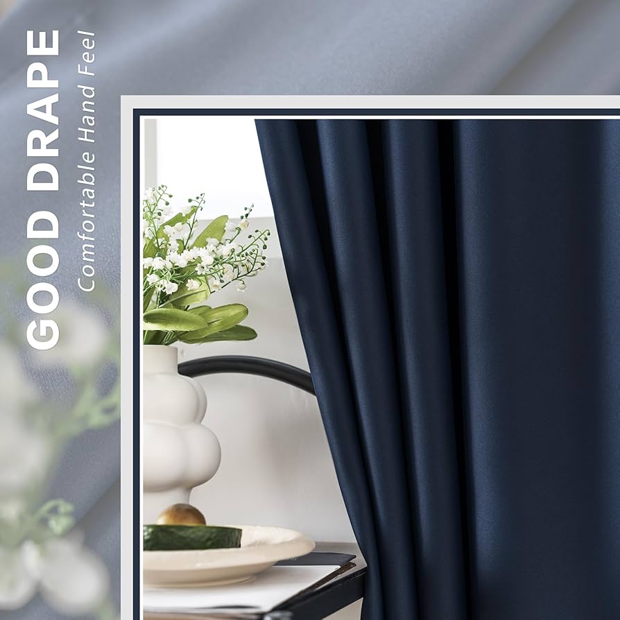 水色 プリーツカーテン 大きめカーテン 4枚セット オーダーカーテン／遮光率99.99％ 選べる48色 無地の