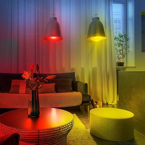 Miniatura 9 de Energizer Connect Smart A19 LED blanco y multicolor RGB bombilla con control de voz y acceso remoto a través de tu teléfono inteligente  Compatible