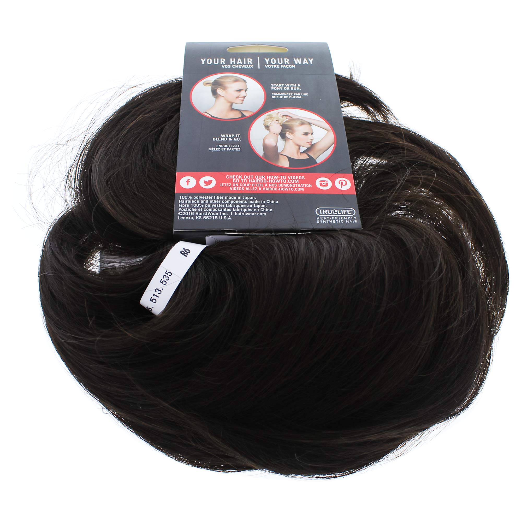 Hairdo Style-a-Do and Mini-Do Duo Pack, R6 Dark Chocolate R6 Dark Chocolate 1 Count (Pack of 1)