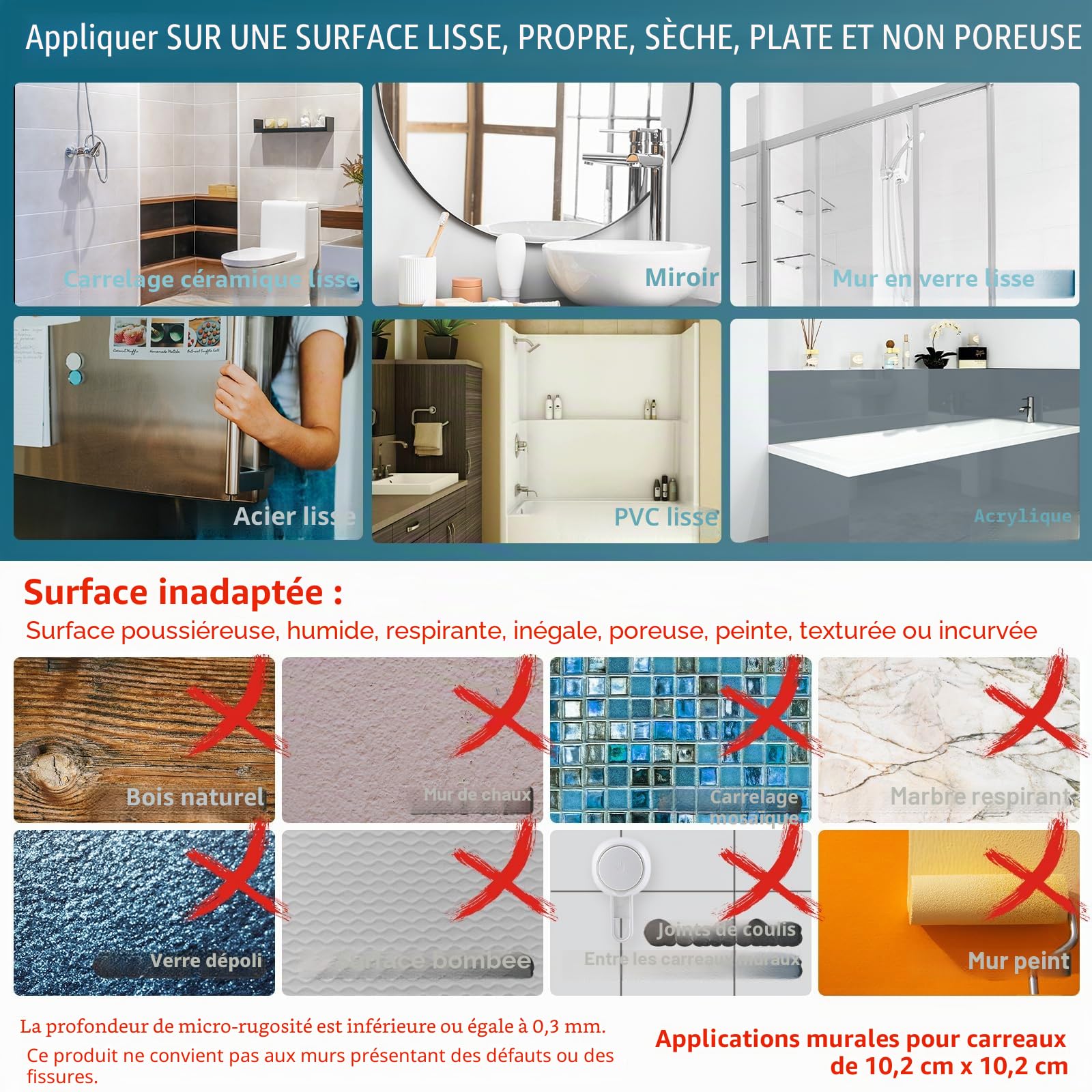 TAILI Barre de Douche sans Perçage 43 CM, Poignée Ventouse Salle de Bain Support 110 KG, Forte Prise Barres d'appui de Douche pour Handicapés, Seniors, Blessés, Amovible, Sécurité - Gris
