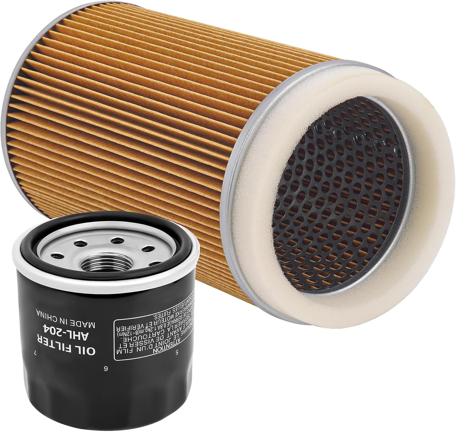 AHL Air filter 11029-0025 & Oil Filter Compatible with Kawasaki Teryx 800 KRF800 Camo 2014 2018 /Teryx 800 KRF800 2014 2018/Teryx 800 KRF800 LE 2014 2018/Teryx4 800 KRT800 Camo 2014 2018