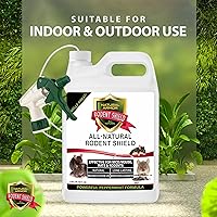 Vista 4 de Natural Armor Repelente de menta para ratones/ratas y roedores. Spray natural para uso en interiores y exteriores, escudo contra roedores - 128 fl