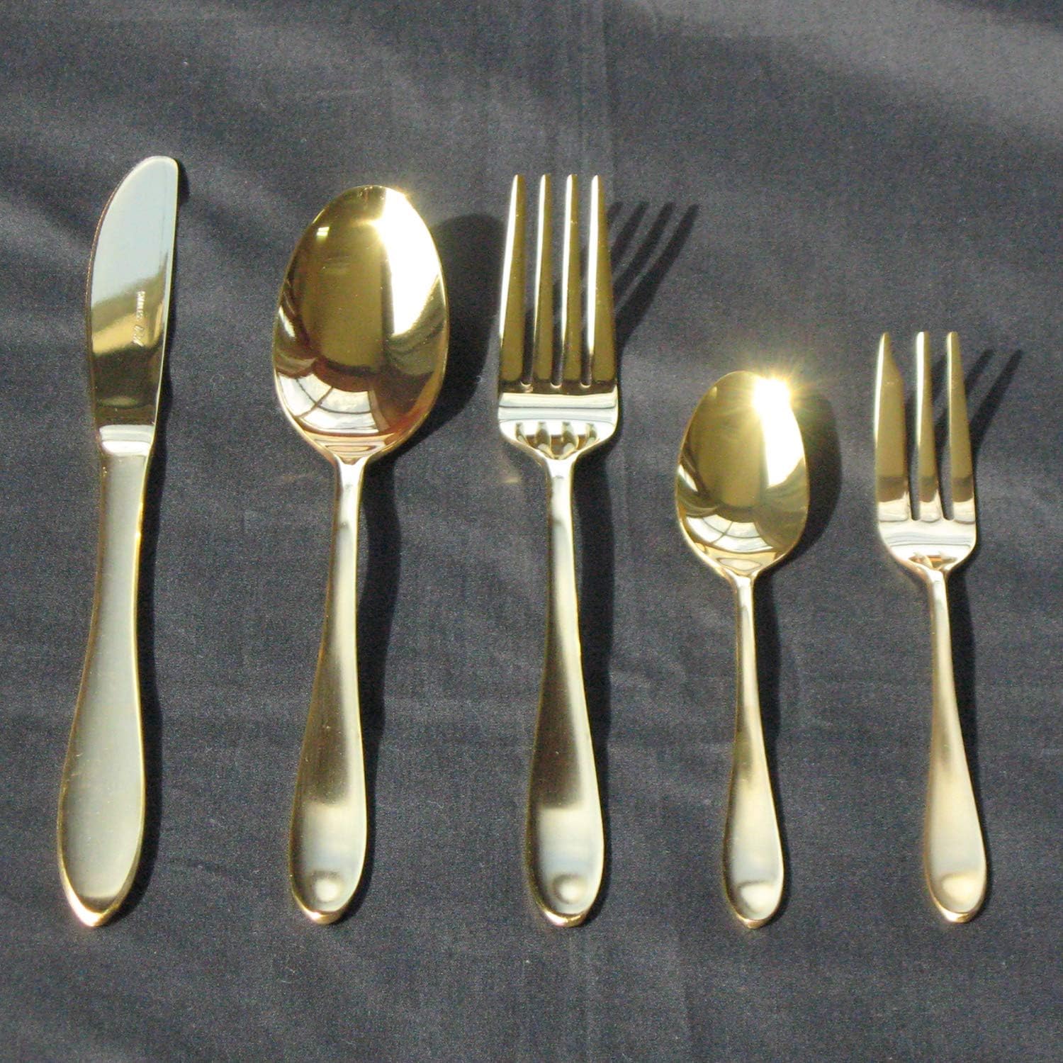 Nagao Tsubamesanjo Cake Fork, Gold, 5.7 inches (14.5 cm), 18-0 Stainless Steel, Made in Japan