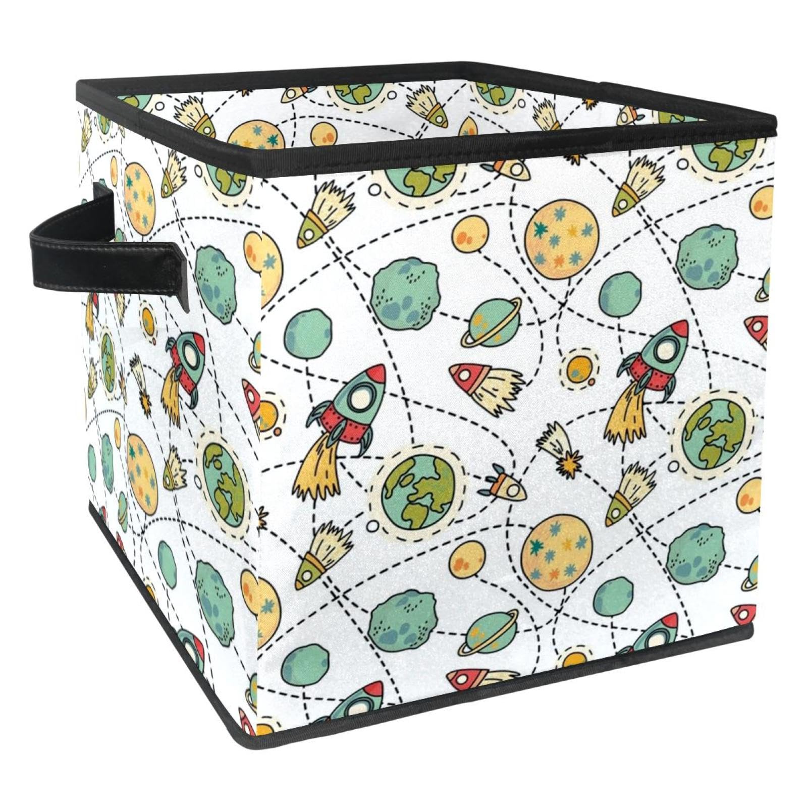 Boîte de rangement tissu pour décorer la chambre à coucher et ranger les livres