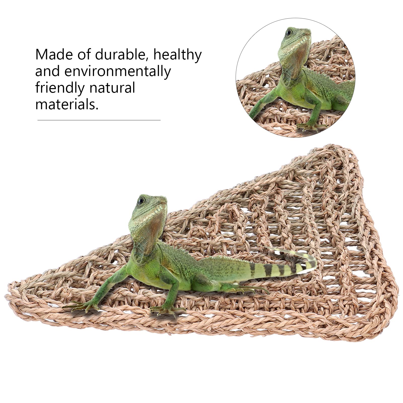 Alvinlite Hamac De Dragon Barbu Reptile Lézard Triangle 32 X 32 X 42CM