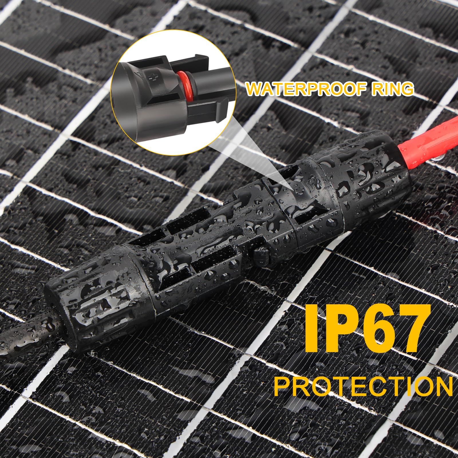 Solar Connectors Mc4 Pair Connectors Y Branch 1 To 2 Parallel Adapter ...