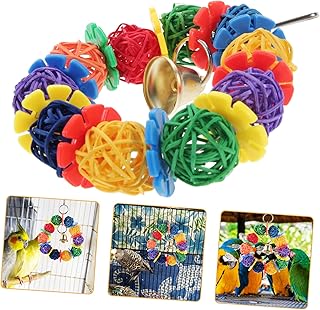 Balacoo Brinquedo Para Mastigar Papagaio Brinquedos Para Animais De Estimação Brinquedo Para Pássaros Pequenos Brinquedos Para Pássaros Papagaio De Madeira Brinquedo Para Mastigar Pássaro