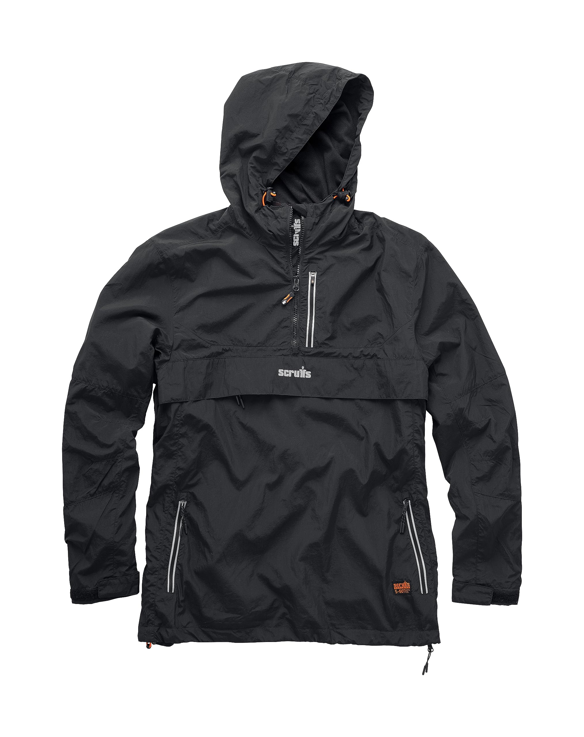 Scruffs Męska kurtka robocza Eco Abratect, lekka, wodoodporna, czarna, M (T55631)