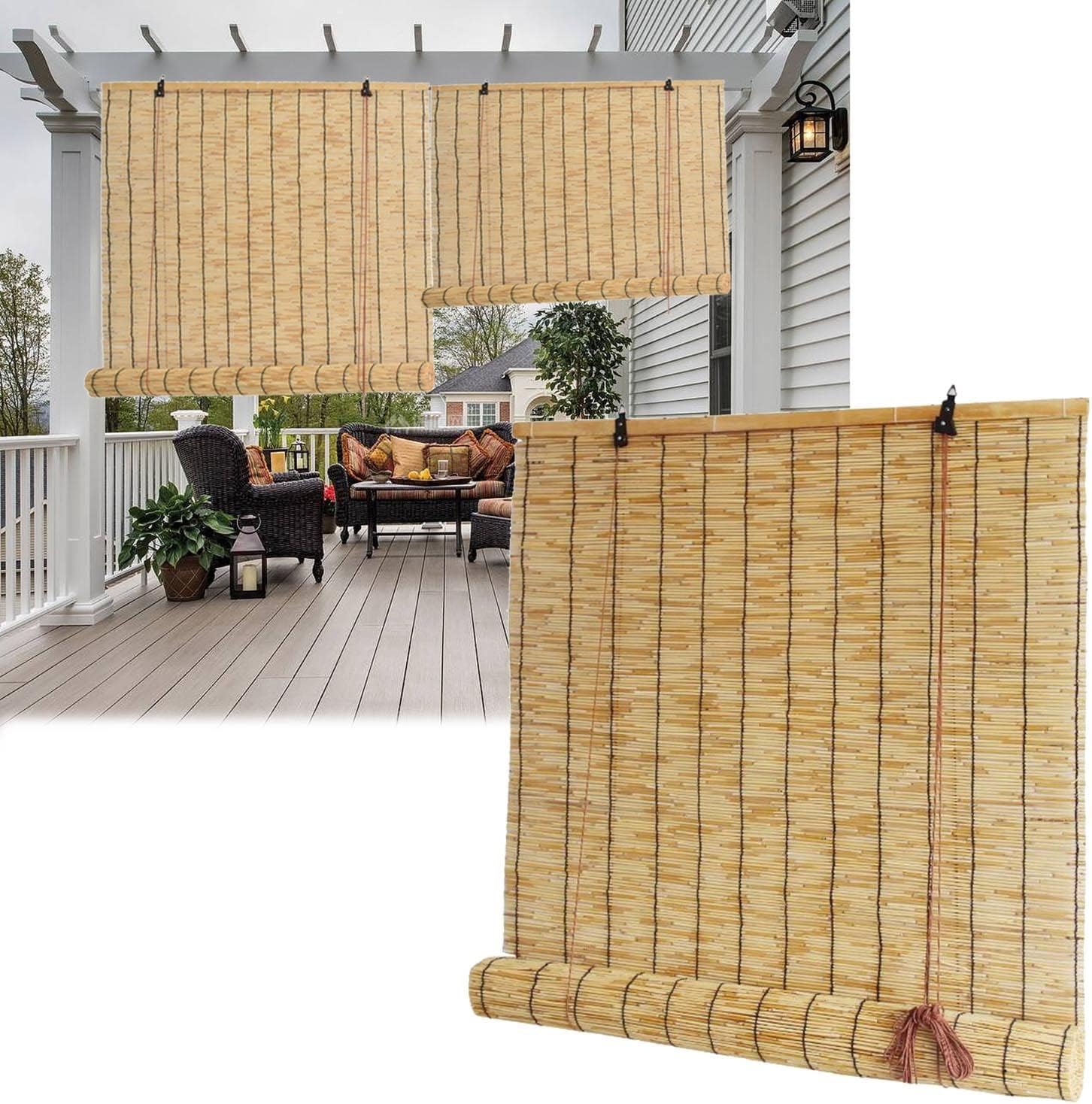 Retro Blinds Bamboo Shades for Outdoor Bamboo Roller Blinds