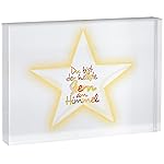 Little Helper STARS-A6BLK-06G Diamond-Polished Glass Decorative Block Yellow
