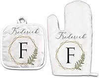 Vista 27 de Lemon - Juego de manoplas de horno personalizadas y soporte para ollas Mitón de horno Soporte para ollas Regalos de cocina Inauguración