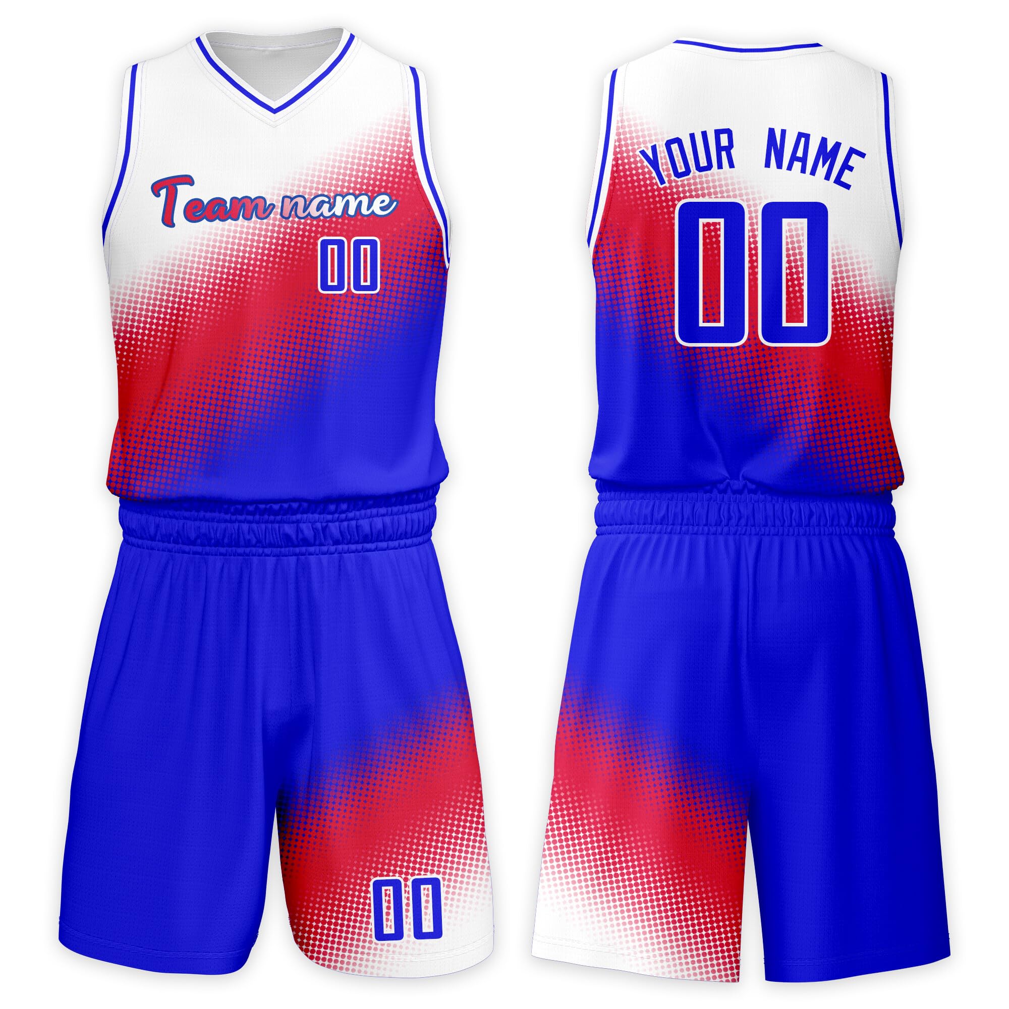 Custom Basketball Jersey Suit Men Women Youth Kids Kit Personized Name Number Jersey/Shorts Uniform Boys Girls Fans Gift