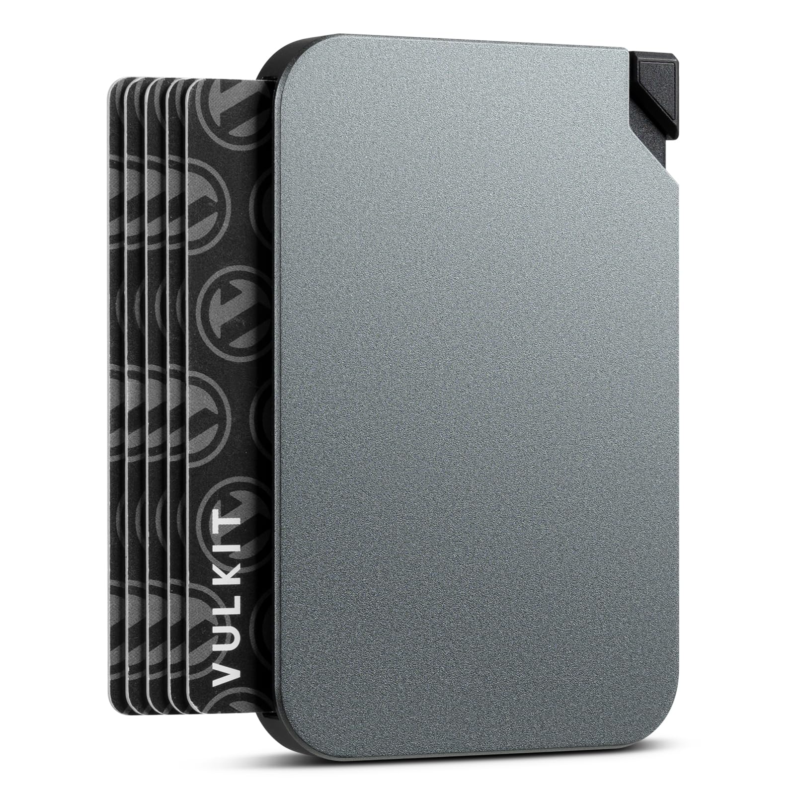 VULKIT Aluminum Card Holder Pop up RFID Blocking Slim Wallet for Men and Women Holds 5 Cards Minimalist