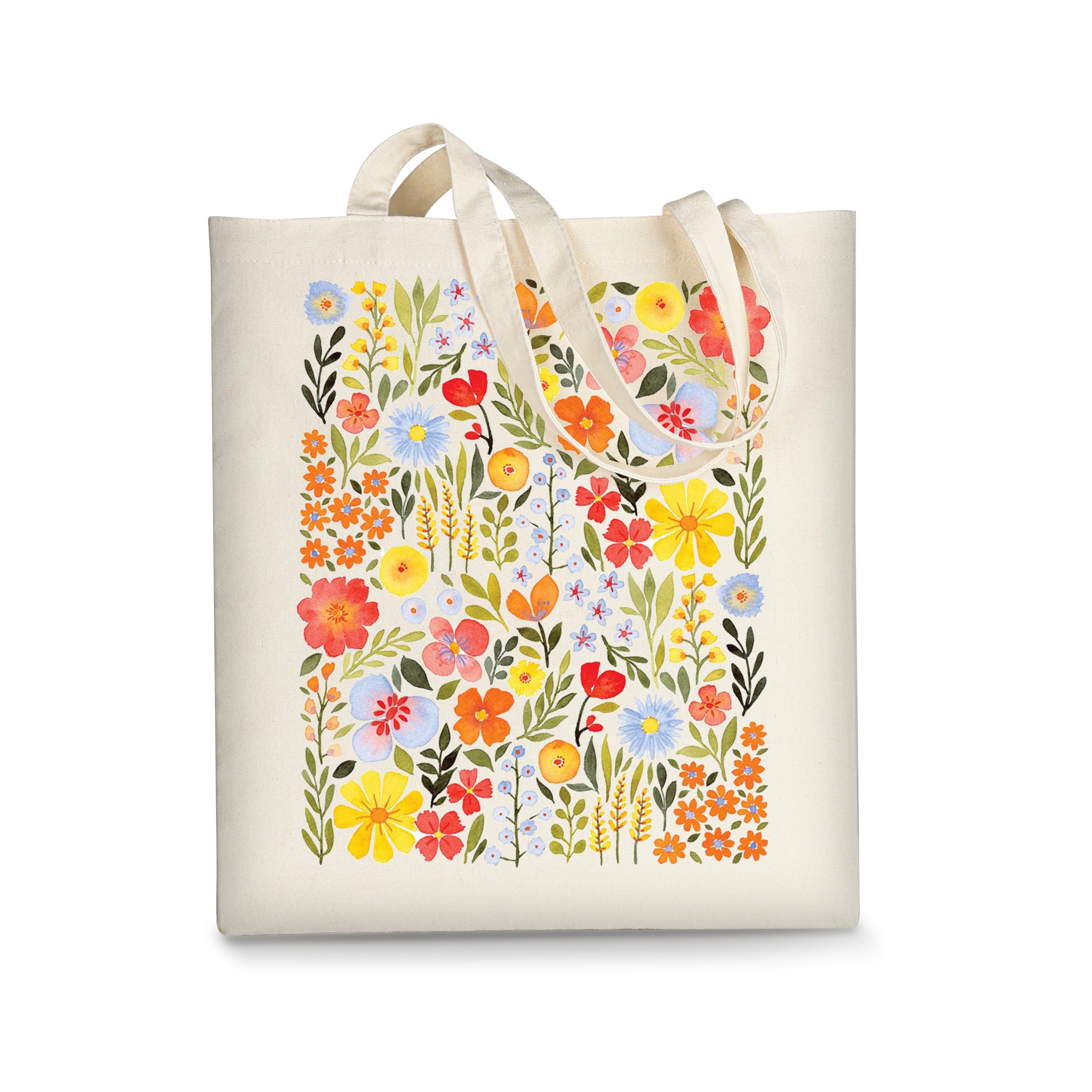 AUSVKAI Canvas Tote Bag for Women, Aesthetic Cute Grocery Grocery Reusable Cotton Gift Bag for Shooping Beach Trendy Gifts | Aesthetic, Cute, Grocery,