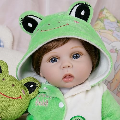 EKOKIZ Muñecas de bebé Reborn de 22 pulgadas, muñecas realistas de bebé recién nacido, cuerpo de tela suave, muñecas de bebé Reborn de la vida real, disponible en Yaxa Venezuela