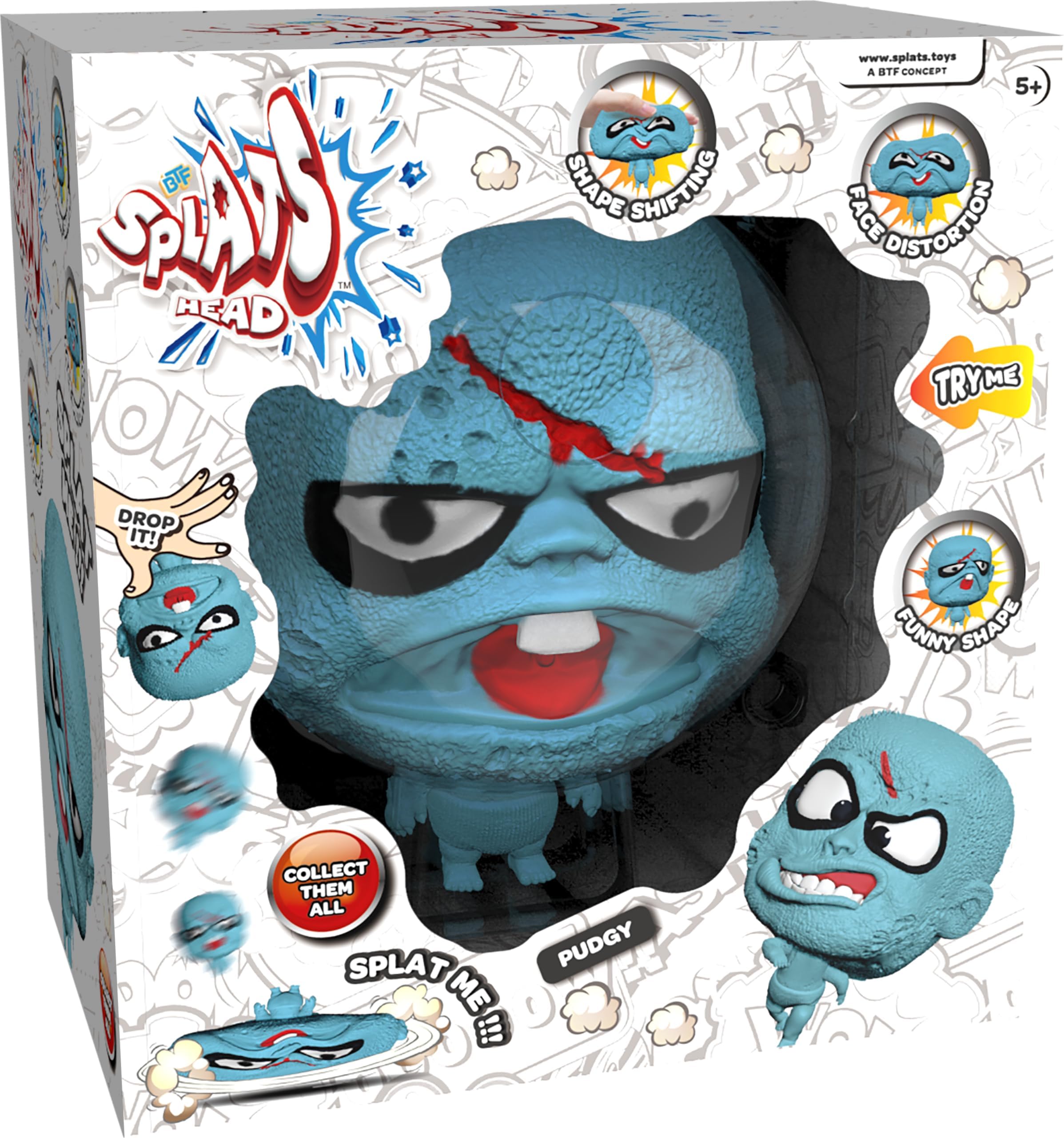 Splats Head Standard 11 Cm- Launch Part 1 Series- Pudgy