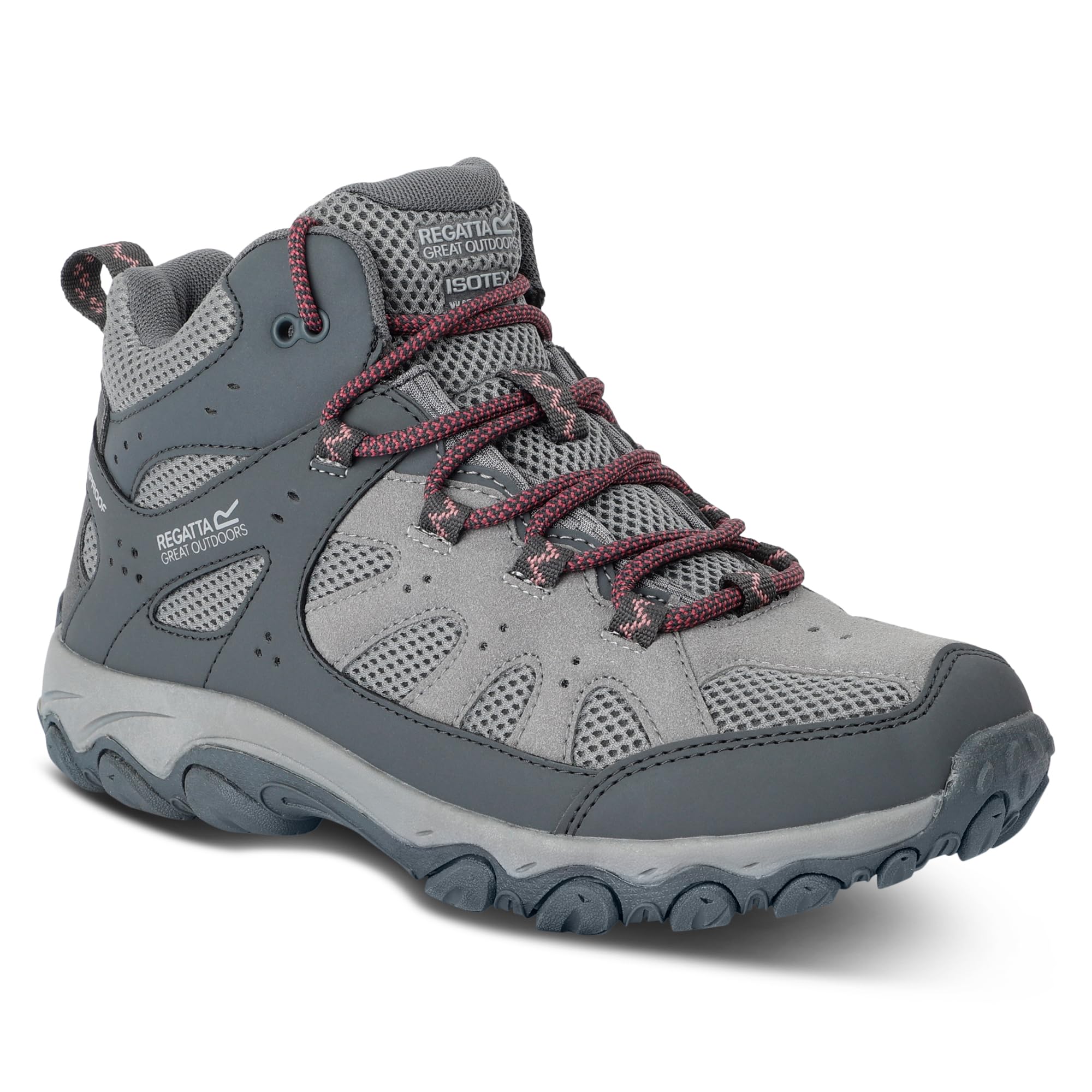 Regatta Wmnedgepointivmid Regatta Mujer Edgepoint IV Mid Walking botines agua resistente Cushioned Hiking FootwearMujer