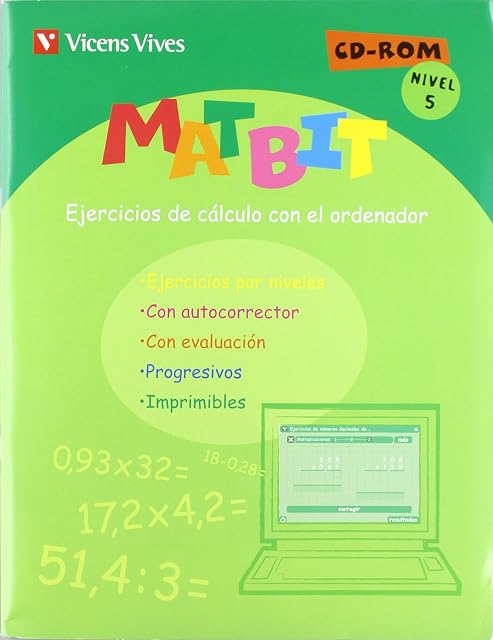 Portada de Matbit Nivel 5 + Cd-Rom 5º Primaria