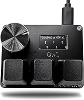 Vista 1 de SayoDevice O3C Teclado OSU con Interruptores Hall de Disparo Rápido Interruptores Lineales Magnéticos con Perilla y Pantalla, Copiar Pegar, Acceso