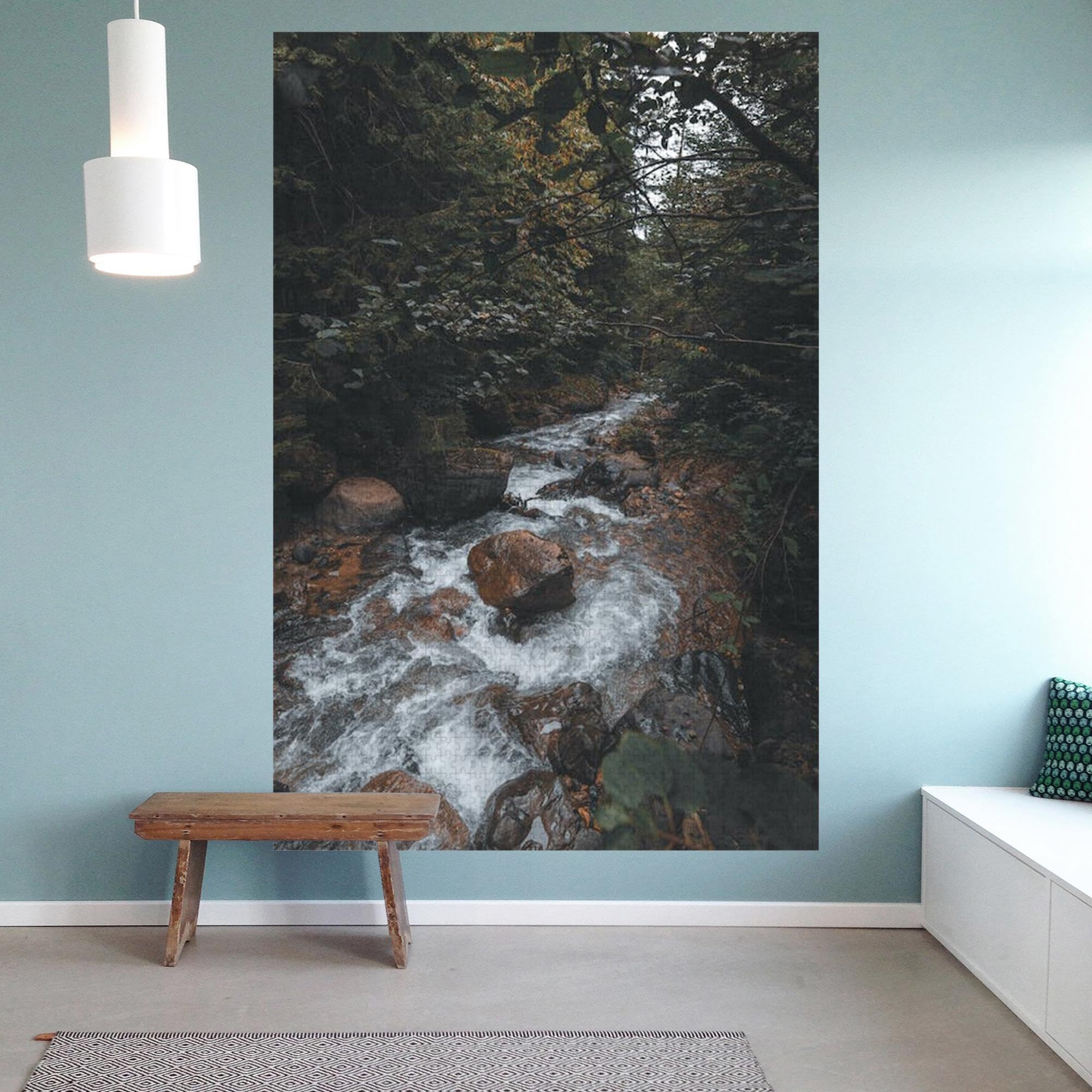 Ruscello nel bosco - Puzzle in legno da 6000 pezzi - Forme per adulti, famiglia