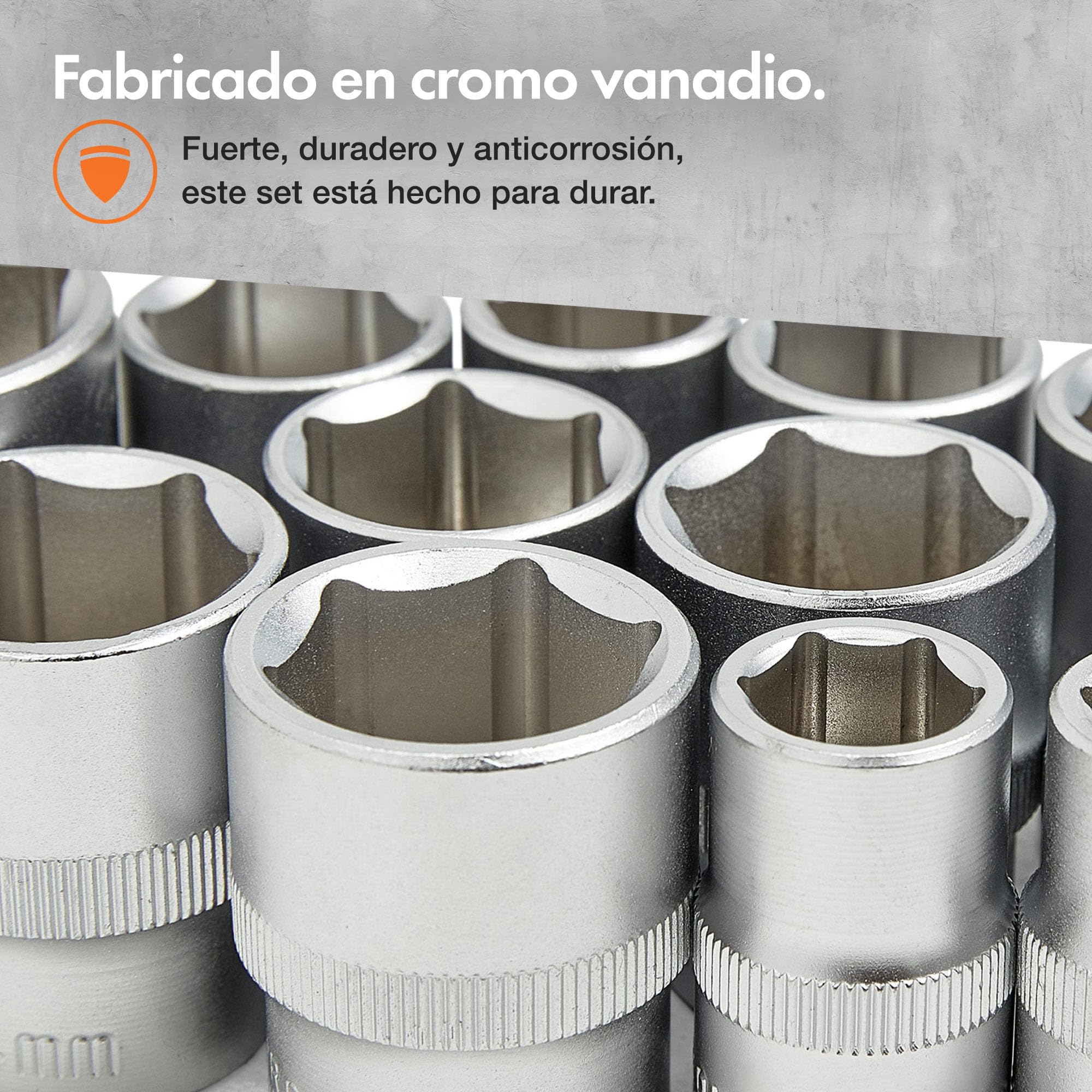 VonHaus Set de Llaves de Vaso y Puntas de Atornillador con Destornillador de Carraca de 72 Dientes, 130 Piezas – Trabajos de Bricolaje, Reparaciones de Bicicletas y Coches y Atornillado General
