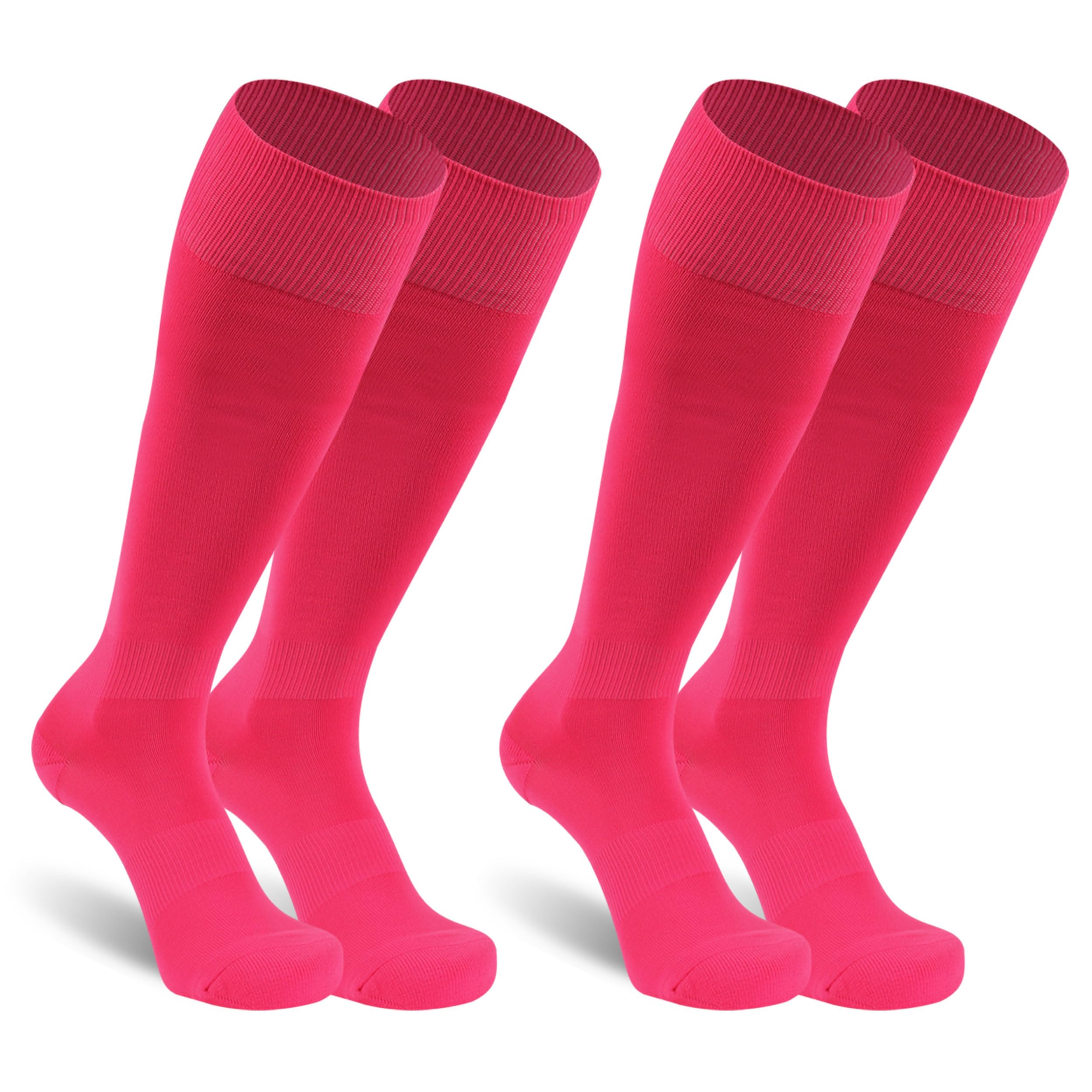 Dsource Unisex Soccer Socks, Knee High Solid Baseball Football Sports Team Socks