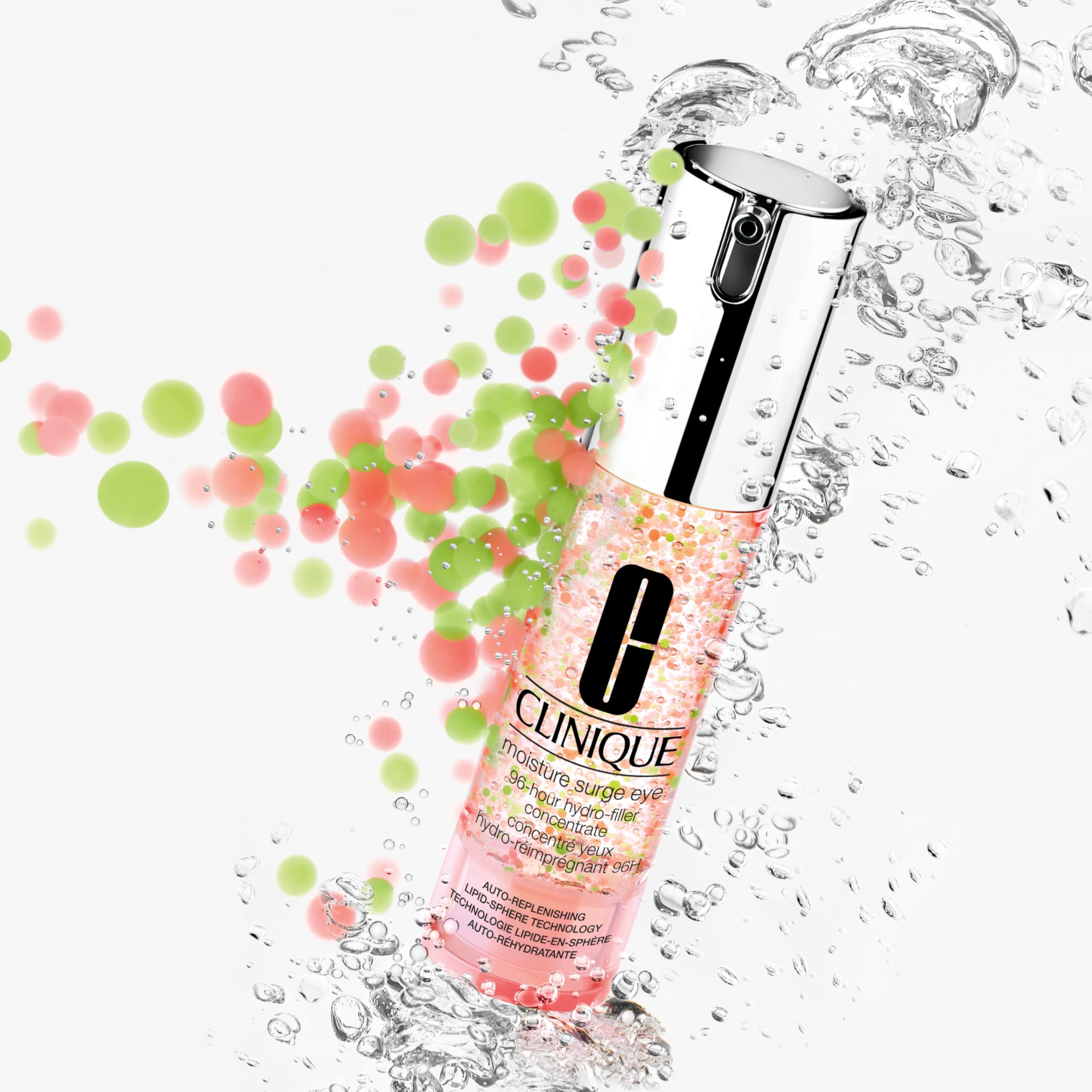 Clinique Moisture Surge Eye 96-Hour Hydro-Filler Concentrate crema contorno occhi | Idratante e illuminante, 15 ml