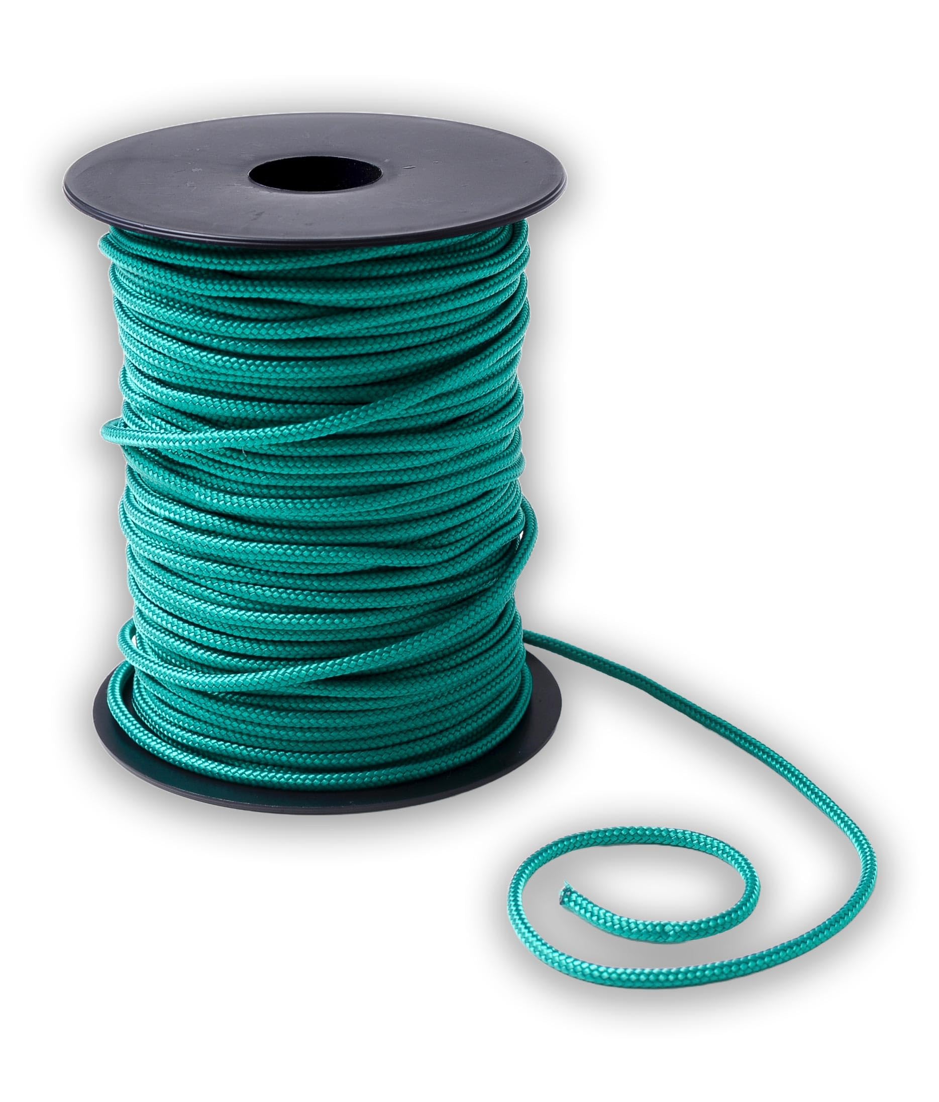 Cuerda De Seguridad Corderie Italiane - 2.0 Mm De Diámetro, 200 Metros, Color Verde, Polipropileno Estabilizado UV