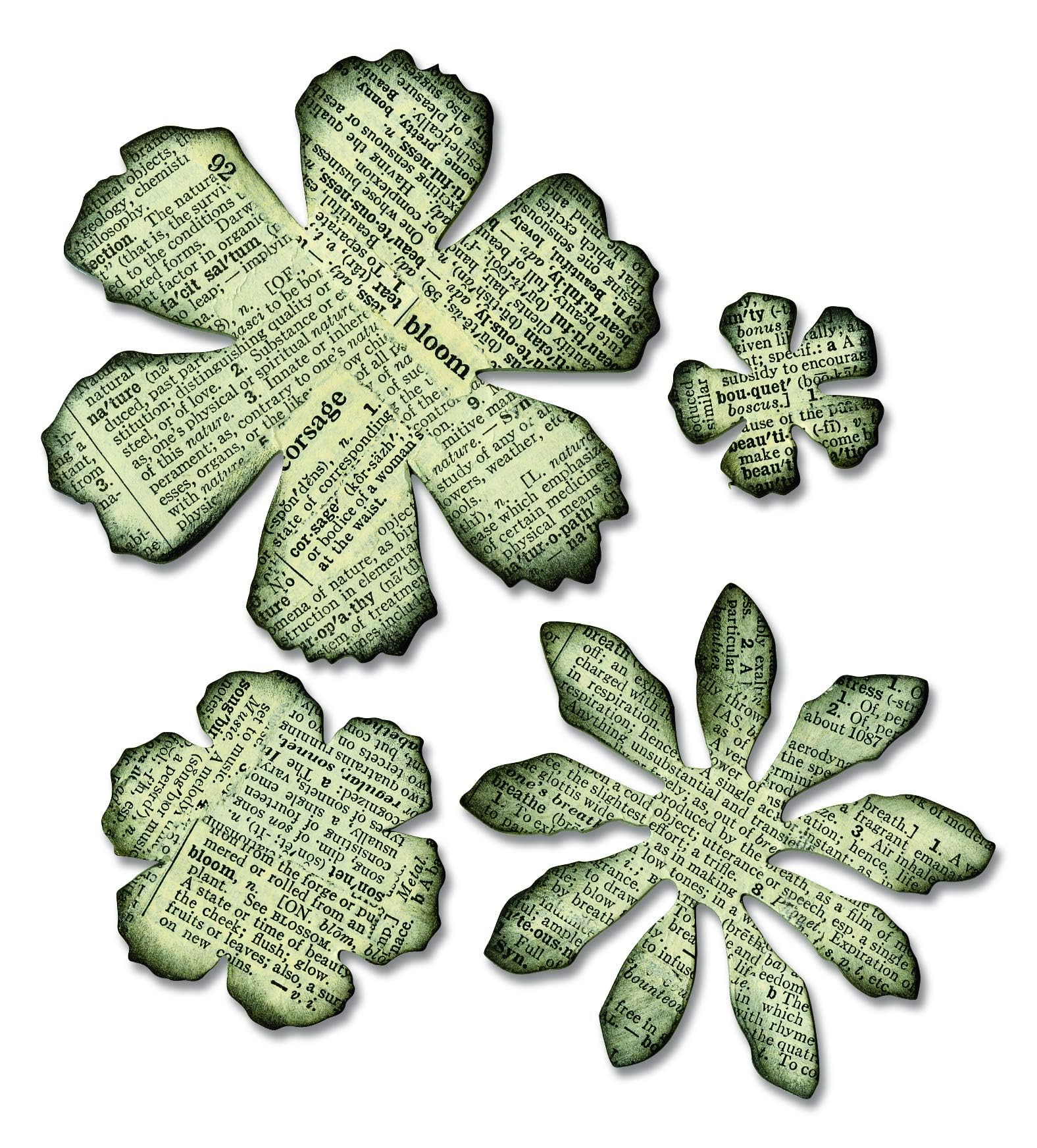 Triplits - Flower　お花のダイ　Sizzix　カッテイングダイ Amazon.co.jp: Sizzix カッティングダイ ダイカット 型 ビッグズ