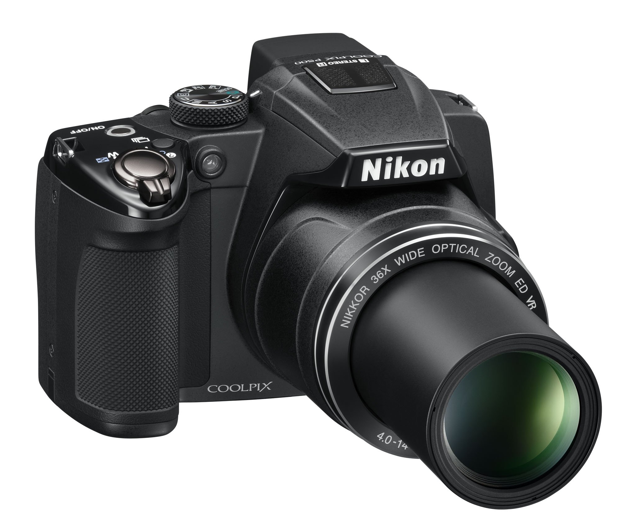 Buy Nikon Coolpix P500 Digital Camera with 36x Optical Zoom (Black 