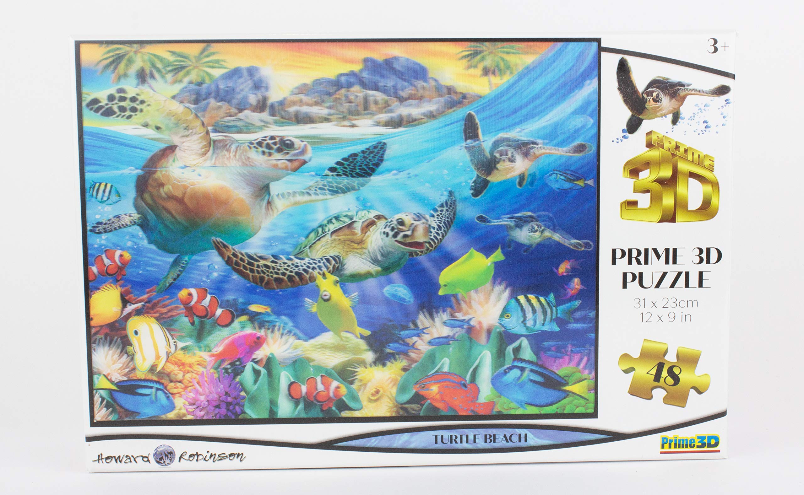 Prime 3D 10538 Howard Robinson Licensed - Shark Selfie 3D Puzzle - 100 Pcs, Multi Color