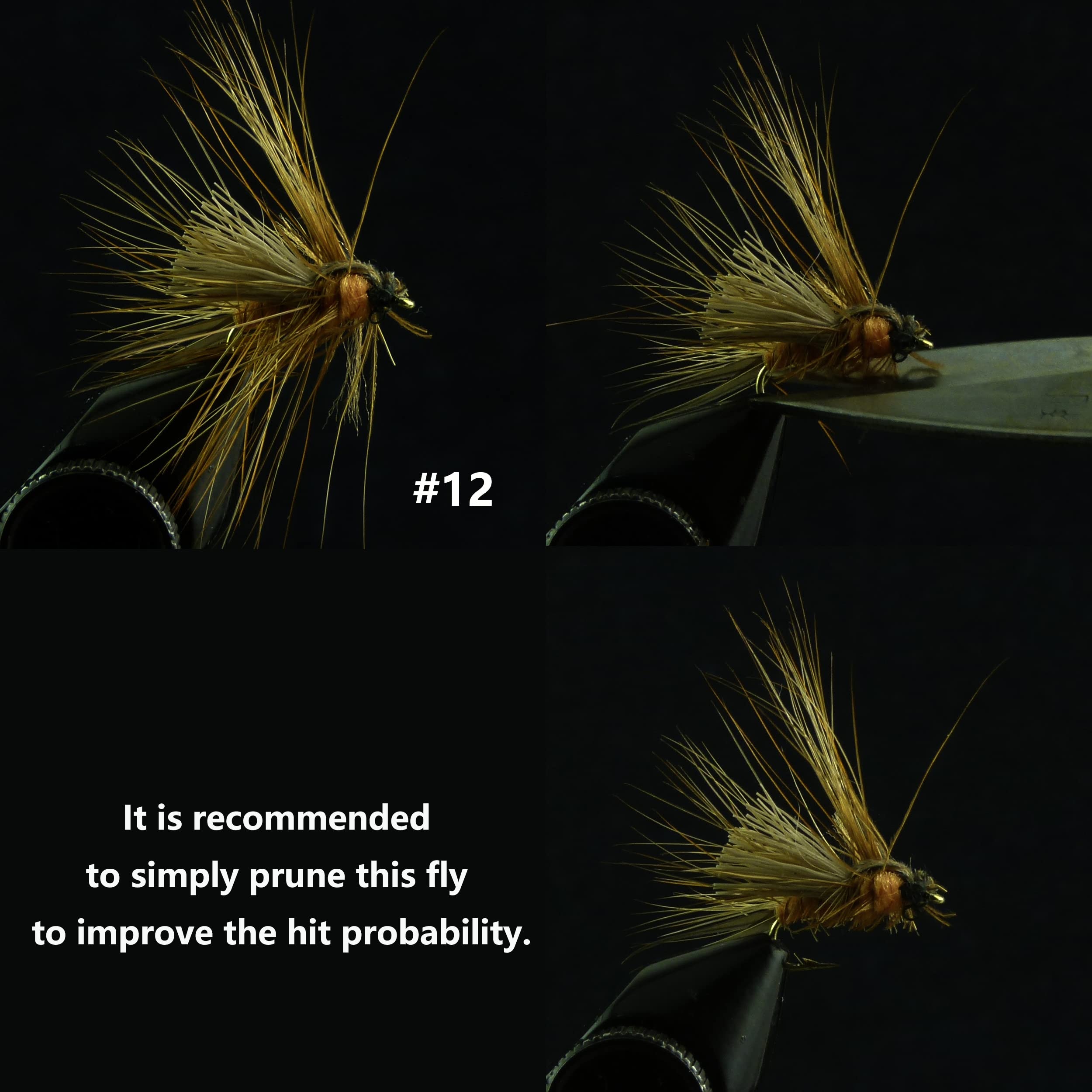 ILLUMINEZ VOS LEURRES de p che la mouche avec fil de fixation
