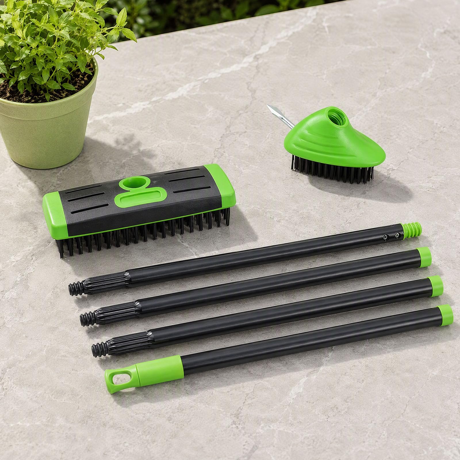 Brosse à Désherber Polyvalent Manuel Multi-Surfaces
