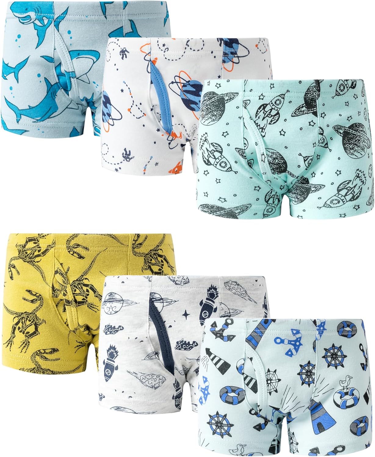 Little Boys' Cotton Brief Soft Underwear Multipack