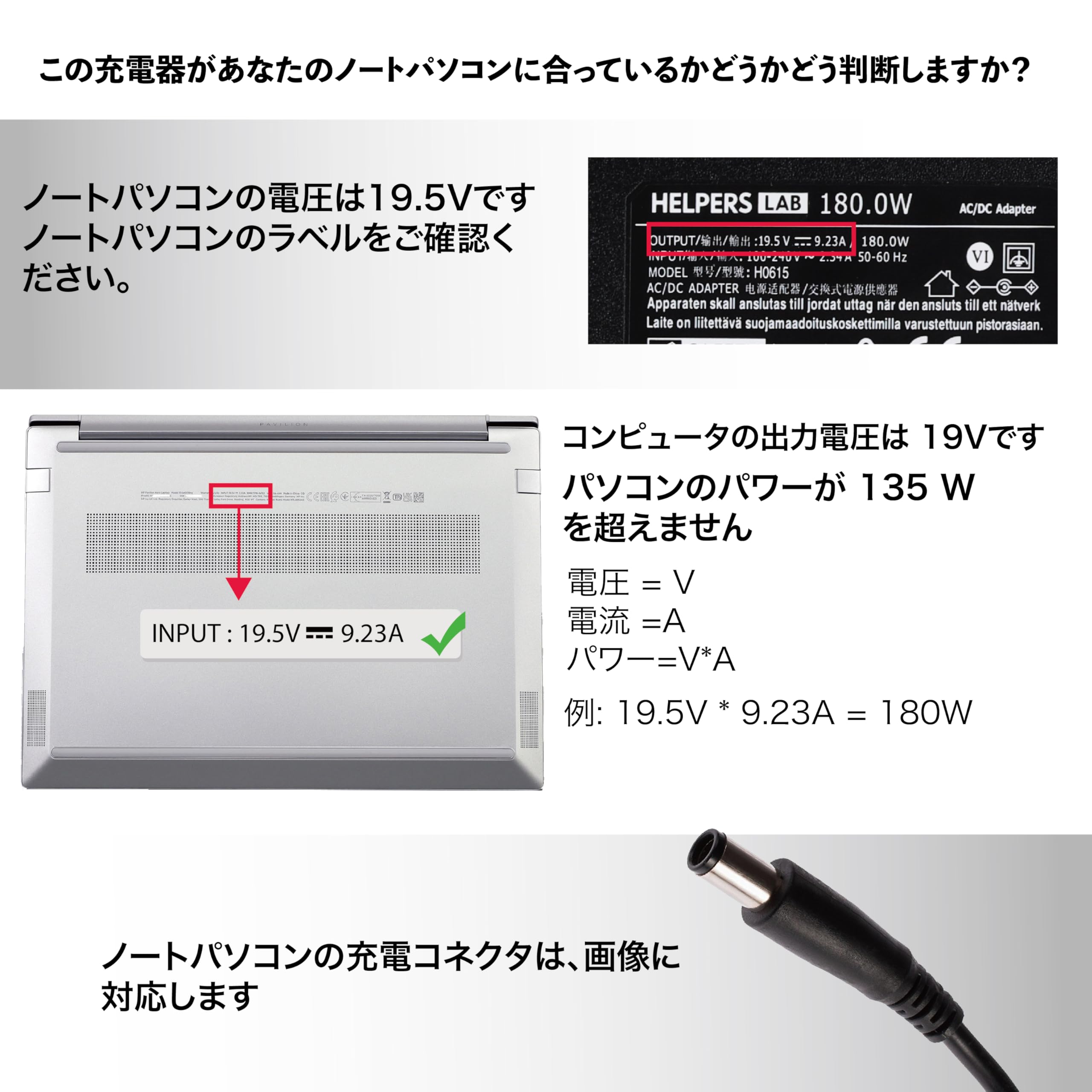 Amazon.co.jp: ノートパソコン 充電器 Alienware用 電源アダプター PSE 