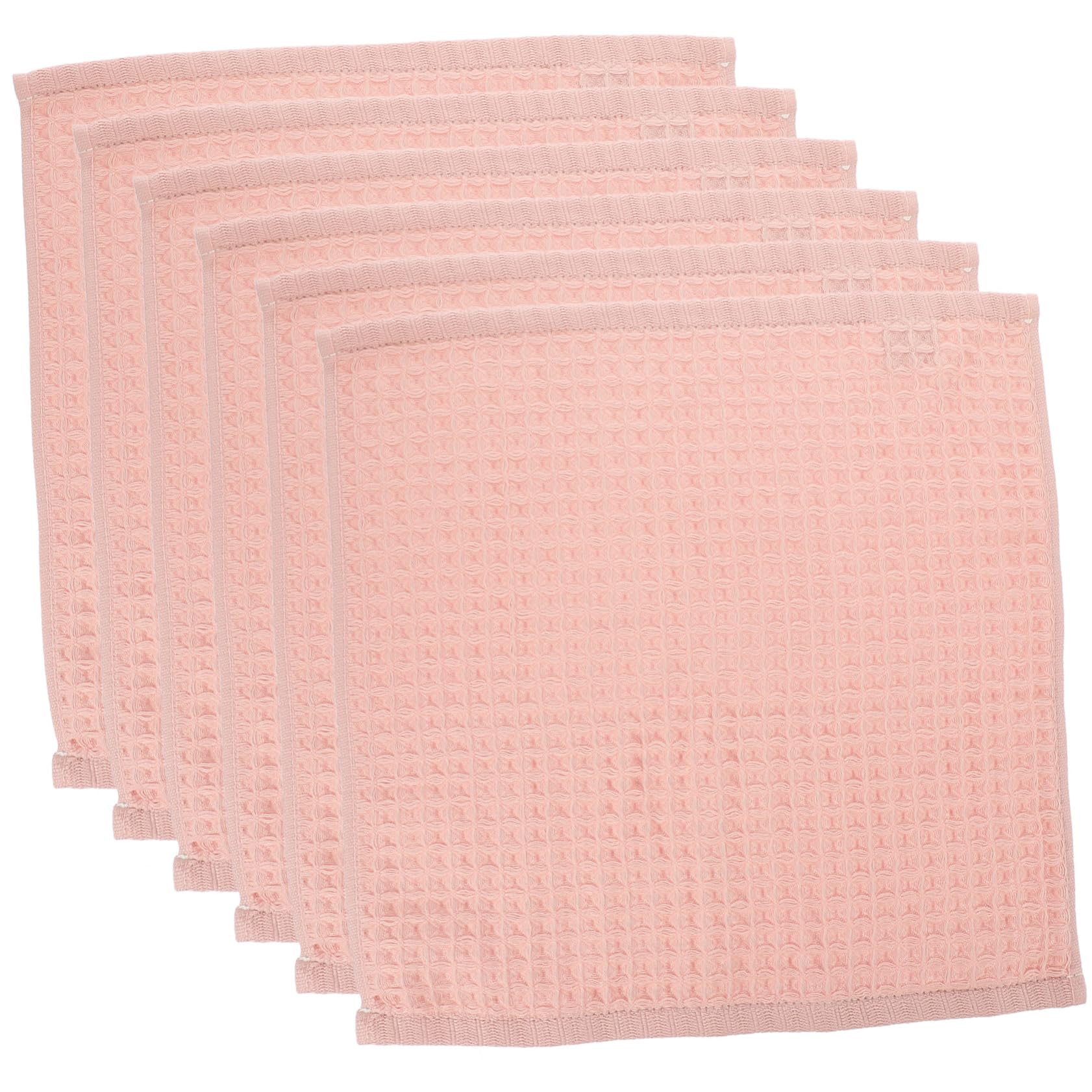 Toallas de gofre de algodón WOONEKY grandes y de alta absorción para baño y cocina