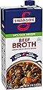 SWANSON S Lower Sodium Beef Broth, 32 oz Carton