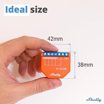 Shelly Plus i4 UL | WiFi & Bluetooth Smart 4-Digital inputs Controller of Shelly Relays | Home Automation | Compatible with Alexa & Google Home | iOS Android App | No Hub | Remote Control | MultiClick