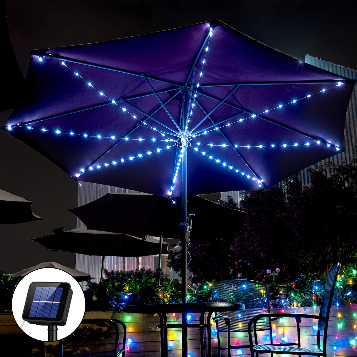 Outdoor Solar Patio Umbrella String Ligh Buy Online In Haiti At Desertcart