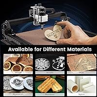 Vista 7 de Máquina de enrutador CNC 2 en 1 4540 máquina grabadora, husillo de 500 W y 20 W Moudle 3 ejes grabado fresado máquina de corte para madera, metal