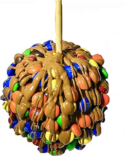 Gourmet Jumbo Caramel Apple (Chocolate Candy Buttons & Milk Chocolate)