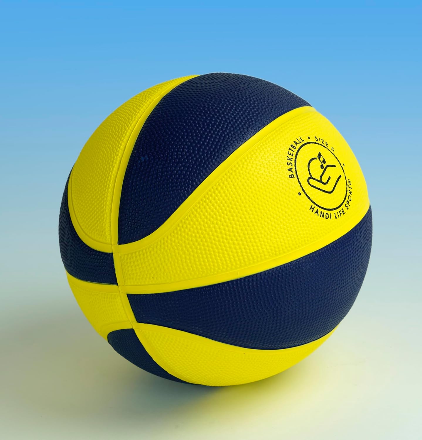 Handi Life Sport | Audible Basketball with Sound Inflatable | Knurled Surface Provides a Good Grip | Therapy & Recreation | Adaptive Sports