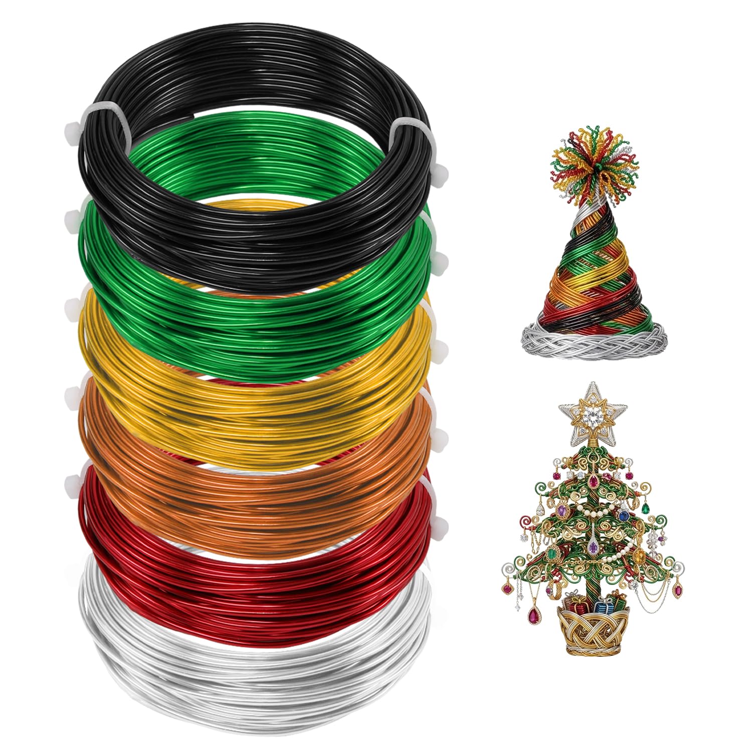 Amazon.com: YTKavq Aluminum Craft Wire,9 Gauge 6 Rolls Jewelry