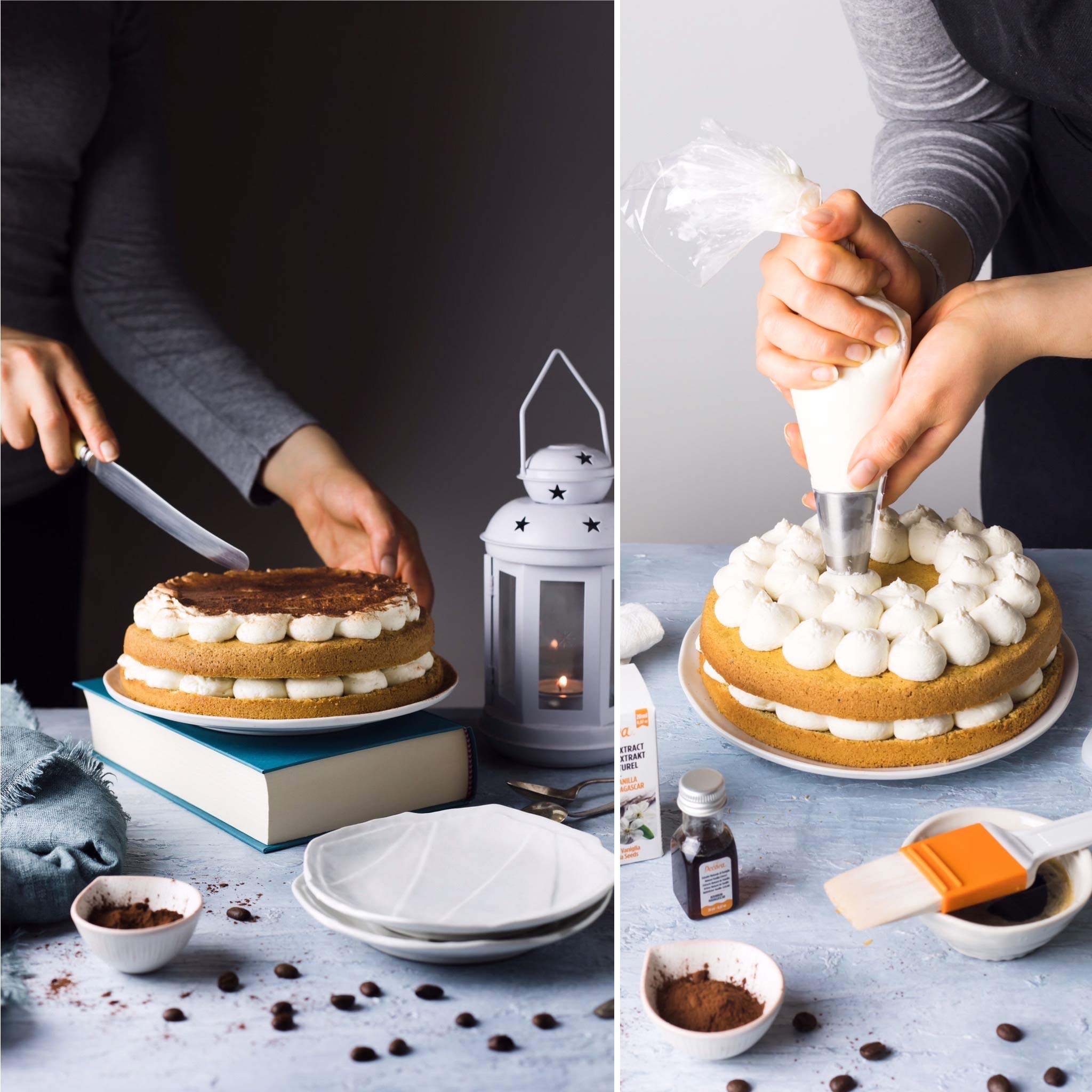 DECORA Disposable Piping-Bags, White, 33 x 7 x 7 cm