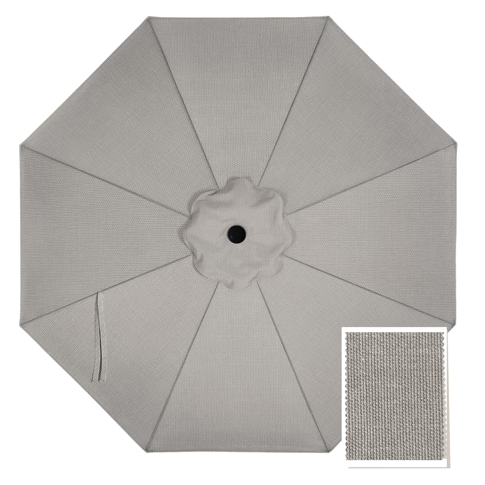 Photo 1 of MASTERCANOPY 5-Year-Non-Fading Olefin 9FT Patio Umbrella Replacement Canopy-Yellow Canopy Only