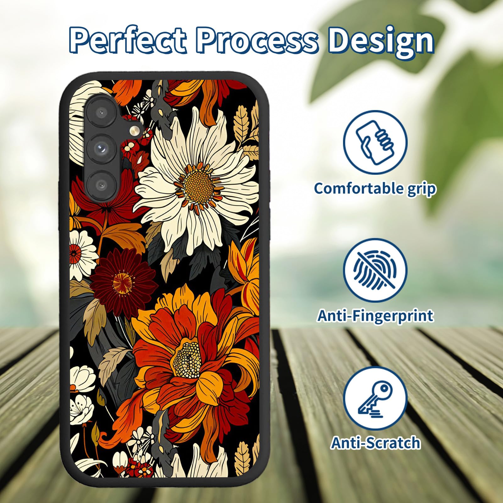 スマートフォン本体 sun flower Amazon.com: for Samsung Galaxy S26 Case with Colorful Sunflower