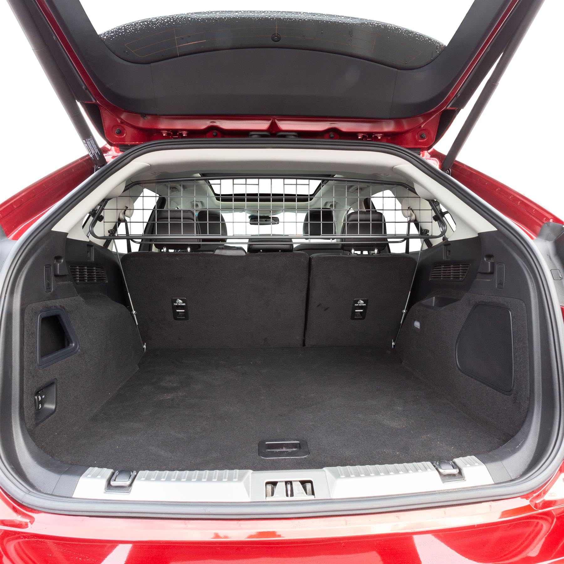 Travall Dog Guard Compatible with Ford Edge (2015-2019) Vehicle Specific Trunk Guard Tailored Fit Luggage Barrier Load Separator Heavy Duty Powder Coated Steel Pet Barrier