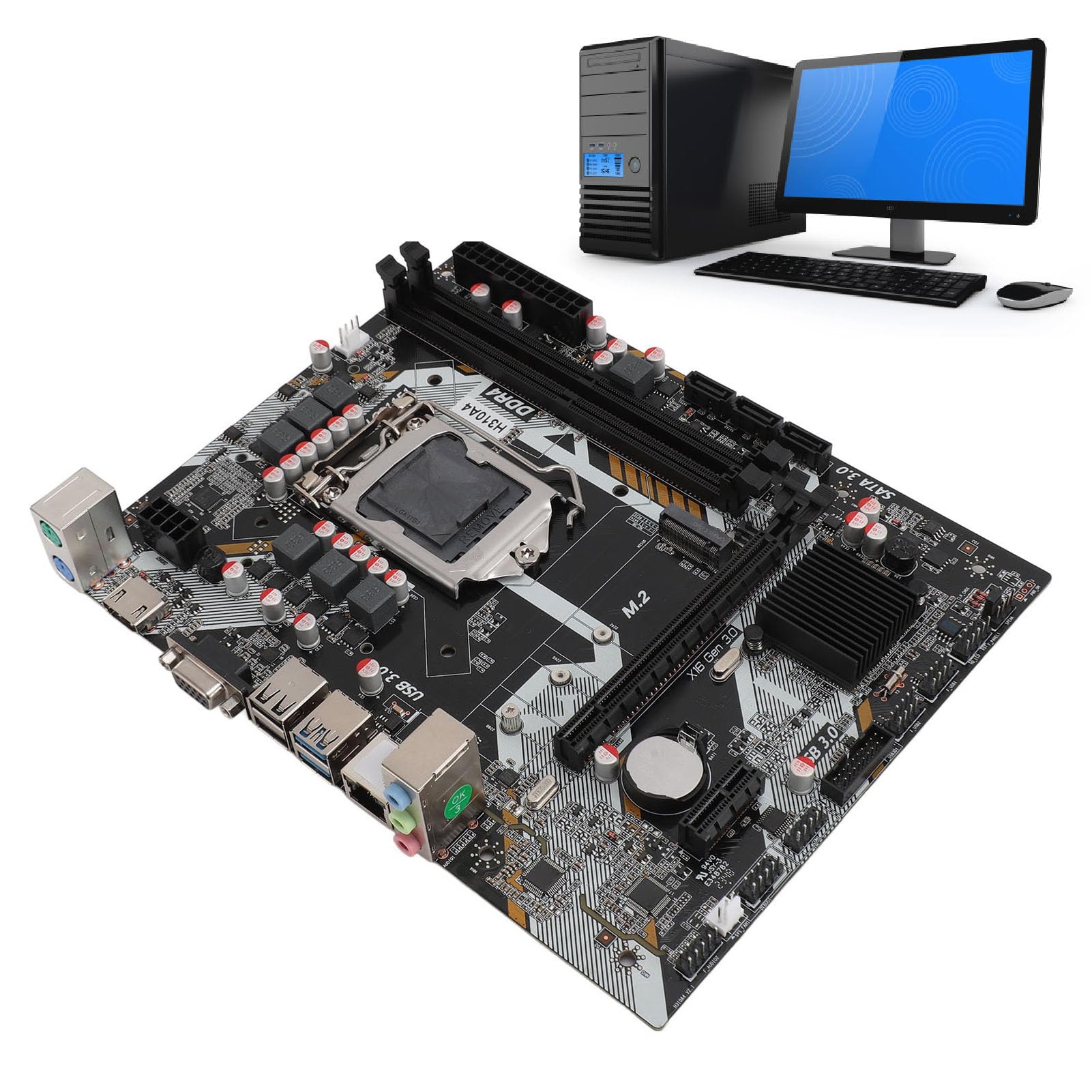 H310A4 ATXコンピューターマザーボードデュアルチャンネルDDR4 Amazon | H310A4 ATXコンピューターマザーボードデュアルチャンネル